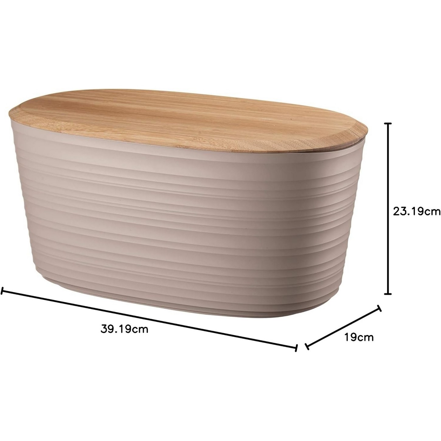 Acquista online Guzzini Tierra Bread Box with Milk White Bamboo Cutting Board cod.179600156 Guzzini